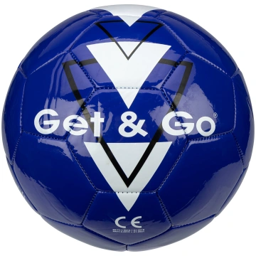 Futbola bumba Get & Go Triangle, 5 izmērs, zila kr