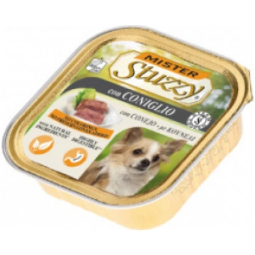 Mister Stuzzy Dog Rabbit 6 x 150g - pastēte ar tru