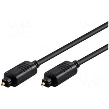 Cable | Toslink plug,both sides | 1m | Øcable: 5mm