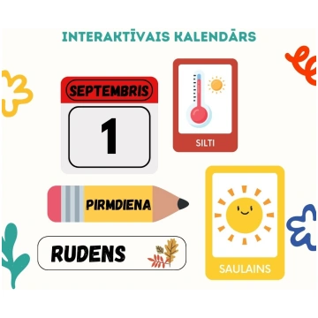 Interaktīvais kalendārs - Mācību materiāli Pirmssk