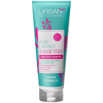 URBAN CARE Pure Coconut & Aloe Vera šampūns, 250 m