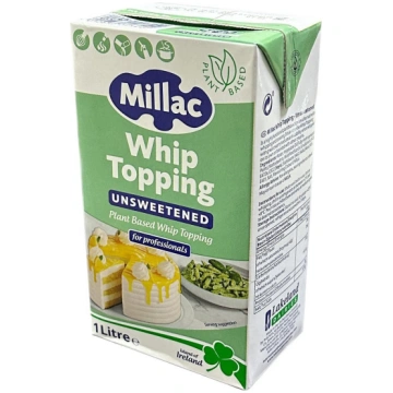 Millac Whip Topping bez pievienota cukura 1L