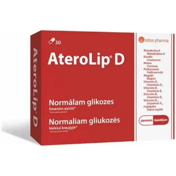 AteroLip D kapsulas N30 LOTOS PHARMA