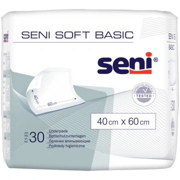 Absorbējošie paladziņi Seni Soft Basic, 40x60 cm, 