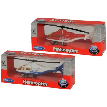 Welly metallist helikopter 15 cm Gerardos Toys 420