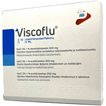 Viscoflu sterils hipertoniskais šķīdums inhalatori