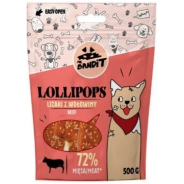 MR.BANDIT LOLLIPOPS BEEF/LIELLOPS 500G VetExpert