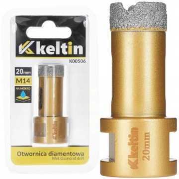 KELTIN Otwornica diamentowa do gresu 20mm M14 (100