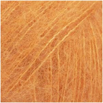 Drops BRUSHED ALPACA SILK uni Nr 29 - mandarīns