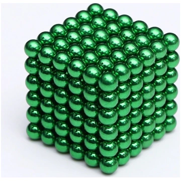 Magnētiskās bumbiņas 5mm neokubs - zaļa Cool Mania