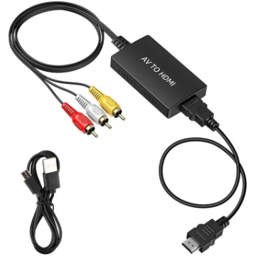 AV auf HDMI Adapter, RCA auf HDMI Konverter 1080P,