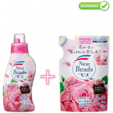 KAO New Beads Washing gel with conditioner 740g +