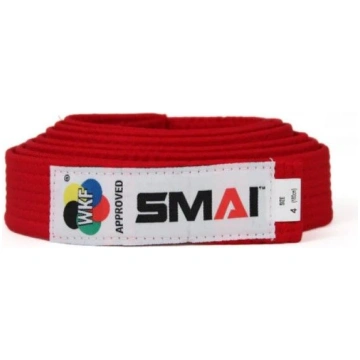 Smai Josta Karate Belt WKF sarkana