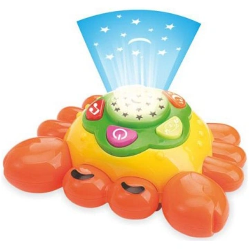 Muzikālais projektors BabyMix "Funny Crab"
