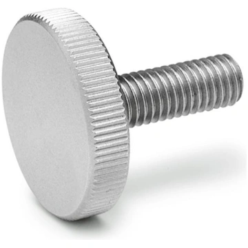Knurled set screw DIN 653-M4-25-NI - stainless ste