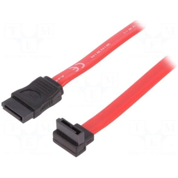 Cable: SATA | SATA plug,SATA plug angled | 500mm |
