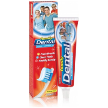 DENTAL FAMILY Total+ Whitening Ģimenes zobu pasta,