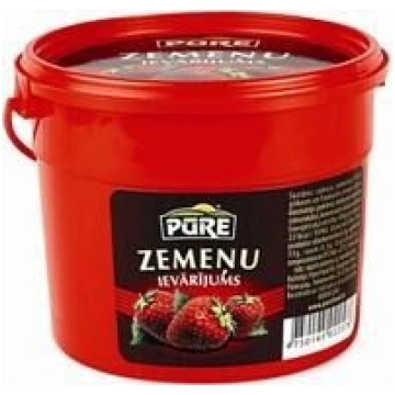 Zemeņu ievārījums PŪRE, 410g Pūre