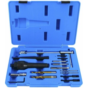 Glow plug removal & drilling set 16pcs