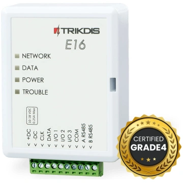 E16 ~ Trikdis Ethernet apsardzes komunikators (CLK