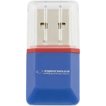 ESPERANZA MicroSD Card Reader EA134B Blue USB 2.0 