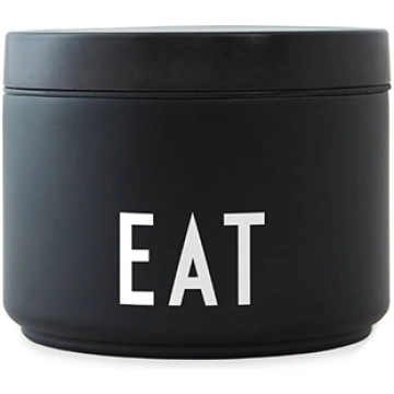Termoss Food, Black, 330 ml, Smal, Design Letters
