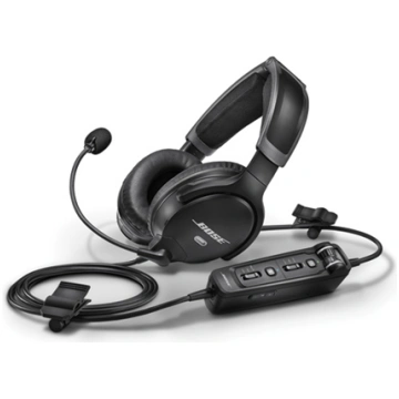 Bose A30 Headset with Dual Plug (Fixed-Wing), Blue