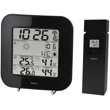 Hama 00186310 Weather station EWS-200 Black