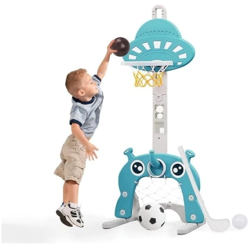 Bērnu basketbola stīpu komplekts, 4 in 1 augstumā