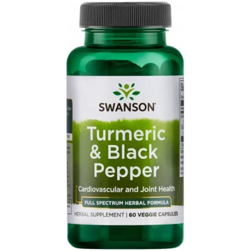 Swanson Turmeric & Black Pepper 60caps