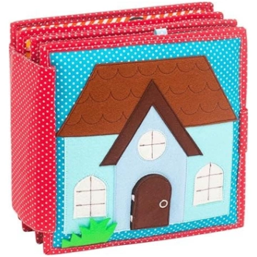 Jolly Designs Klusā grāmata Hey Du! - Montessori r