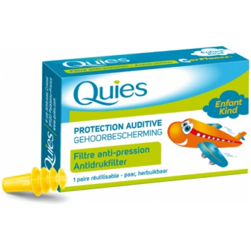 Quies EarPlanes Kids Ear Plugs Ausu aizbāžni lidoj