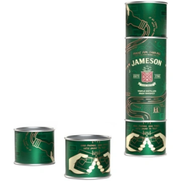 Jameson Canister with cups