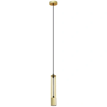 LED Lustra ar auklu BARS 1xGU10/4,8W/230V zelta He