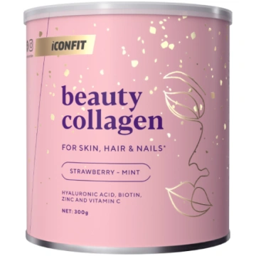 ICONFIT Beauty Kolagēns zemeņu-piparmētras, pulver