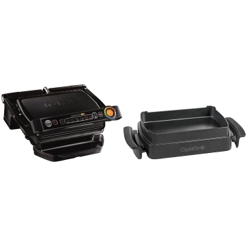 Tefal OptiGrill+ + Snacking & Baking, 2000 W, meln