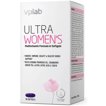 VPLAB Ultra Womens Multivitamin Formula mīkstās ka