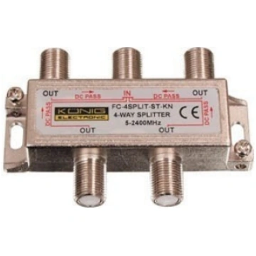 TV spliteris uz 4 5-2050MHz ( FC 4SPLIT ST ) Nedis