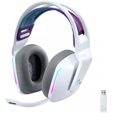 Bezvadu RGB spēļu austiņas Logitech G G733 LIGHTSP