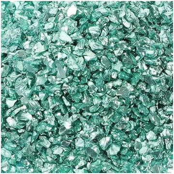 Unregelmäßige Glassplitter Charme für Nägel aus Gl