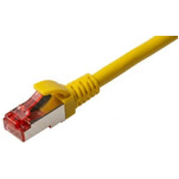Kabelis Brackton Patch SF/UTP 0.5m CAT 6a Yellow