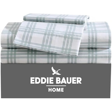 Eddie Bauer kokvilnas Percale sega Cover Set Queen