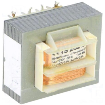 Transformer: mains | 2VA | 230VAC | 12V | 6V | 0.1