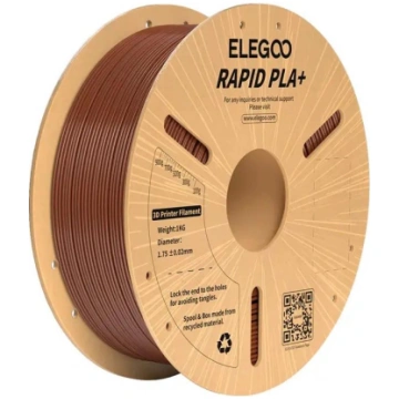 ELEGOO Rapid PLA+ Filament (Brown) 50.203.0313
