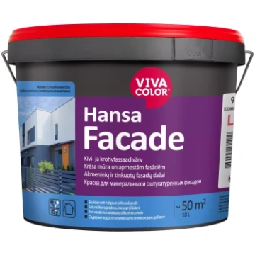 Vivacolor HANSA FACADE LA 9L Krāsa fasādēm