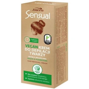 Sejas matiņu noņemšanas krēms Vegan Joanna Sensual