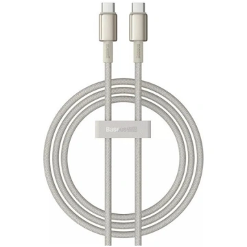 USB-C — USB-C kabelis Baseus Tungsten Gold 100W 1 