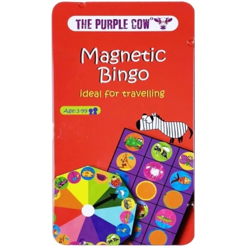 Dėlionė PURPLE COW kelioninis žaidimas Animal Bing