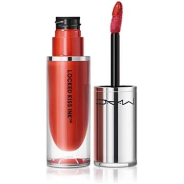 MAC, Locked Kiss 24HR, Liquid Lipstick, 92, Brazen