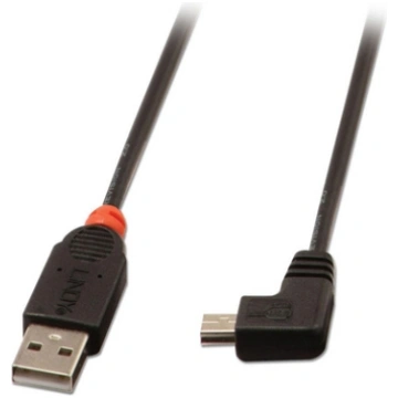 Lindy USB2.0 A/Mini-B 90 Degree 1m 31971